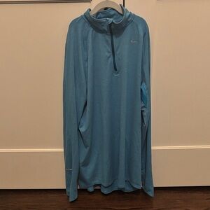 Nike Light Blue Half-Zip Pullover